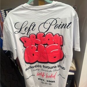 White Dream Big Graphic Tee